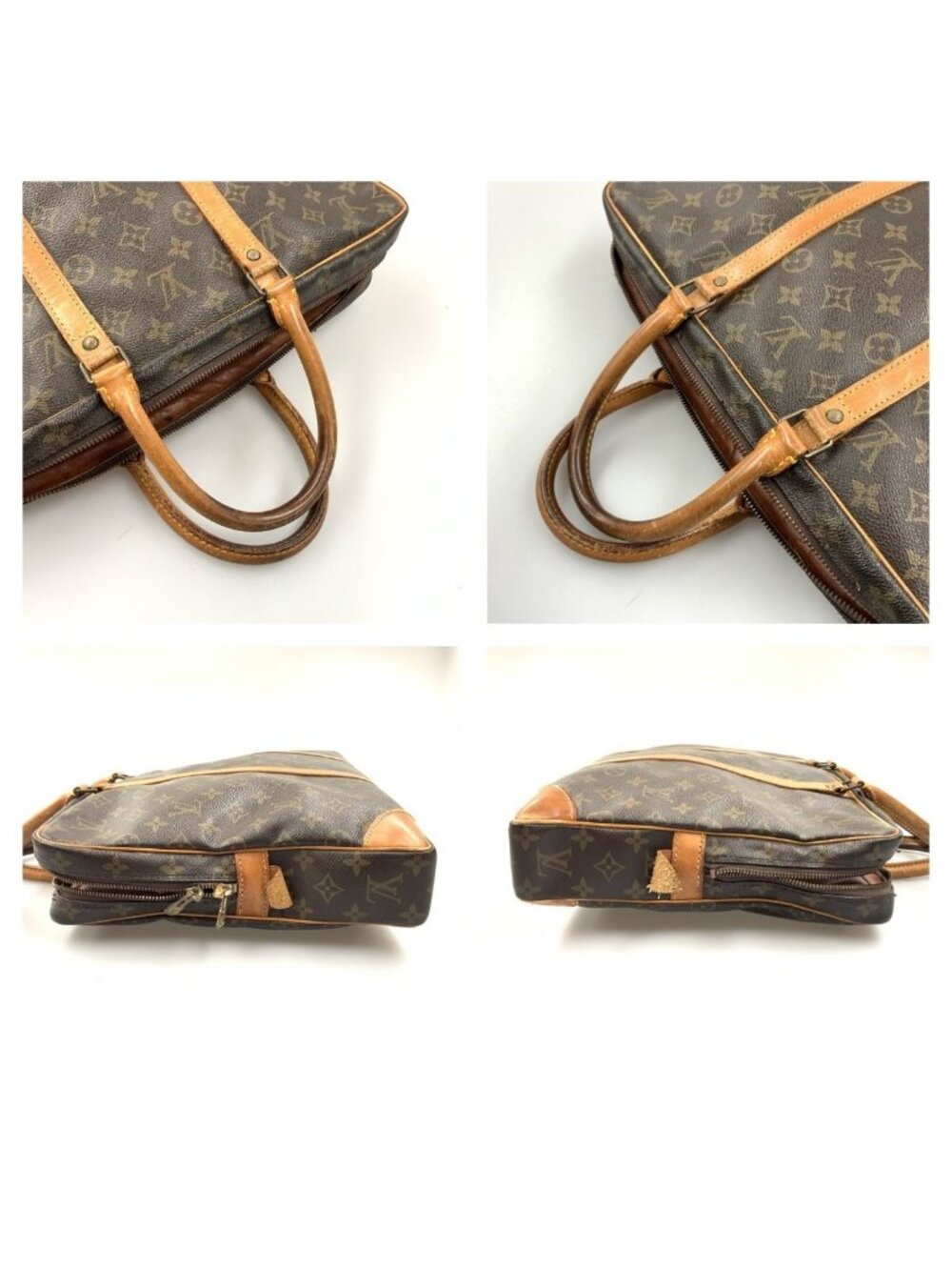 Louis Vuitton Monogram Porte Document Voyage Business Bag Brown - Picture 4 of 9